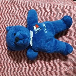 Texas Blue Beanie Bear from Symbolz